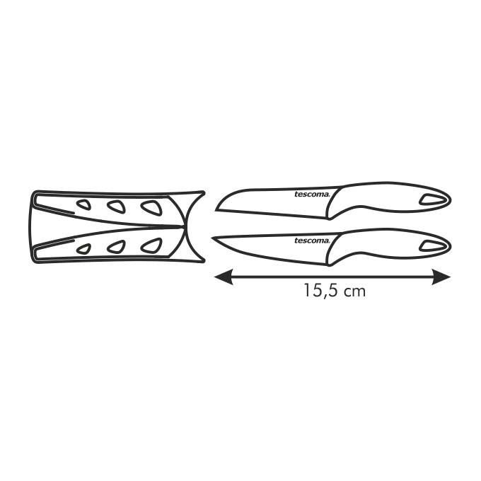 Tescoma Coltellino Set Pezzi 2 Cm 6,0 Presto