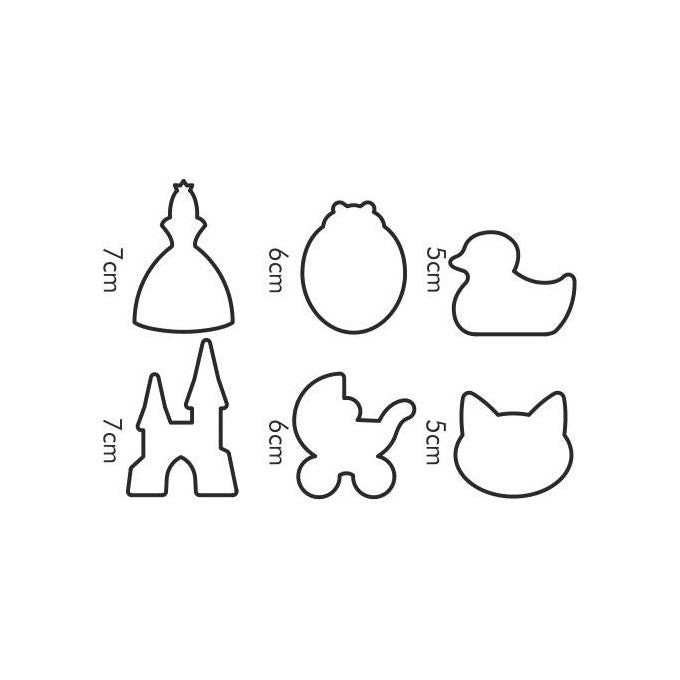 Tescoma Taglia Biscotti Bambine Set 6 Delicia