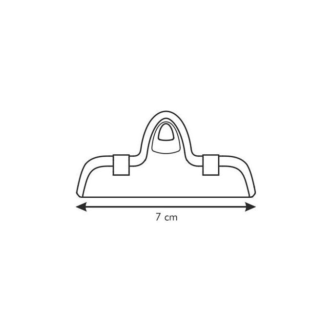 Tescoma Molletta Clip chiudi sacchetti Pezzi 4 Cm 7 Presto