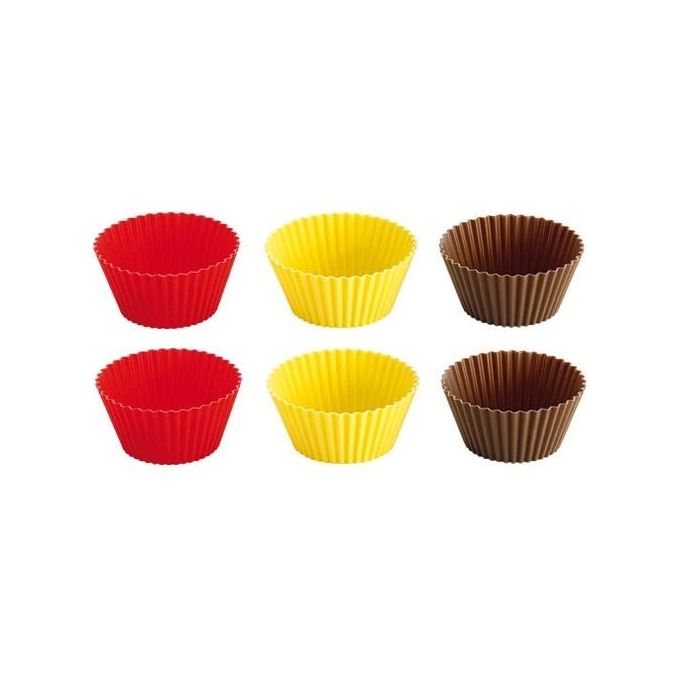 Tescoma Pirottini Colorati Silicone Cm 9 Pezzi 6 Delicia