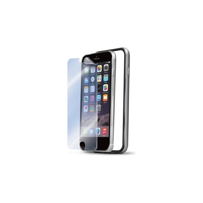 Celly Silver Bumper for Iphone 6 plus