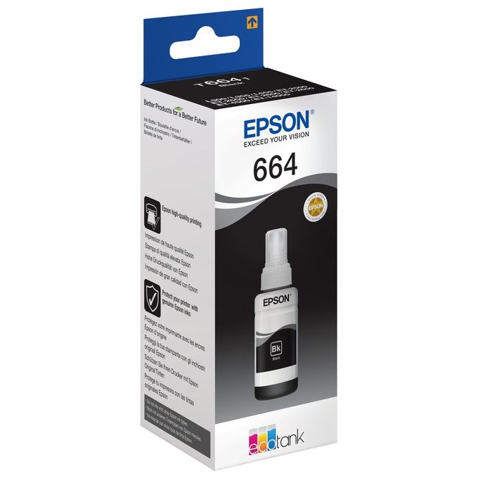 Epson T6641 Cartuccia d'Inchiostro Originale 70ml Colore Nero