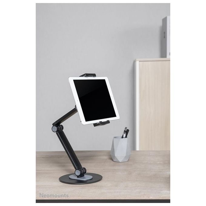 Neomounts DS15-550BL1 Supporto per tablet universale 4.7'' - 12.9'' regolabile 360° altezza fino a 470 mm colore Nero