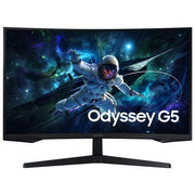 Samsung LS32CG552EUXEN Odyssey G5 Monitor Gaming Curvo 32'' QHD 2560x1440 VA 165Hz 1ms HDR10 AMD FreeSync colore Nero