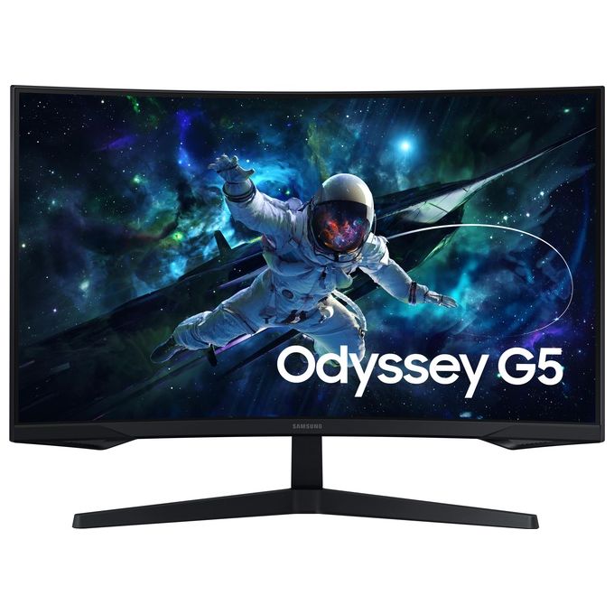 Samsung LS32CG552EUXEN Odyssey G5 Monitor Gaming Curvo 32'' QHD 2560x1440 VA 165Hz 1ms HDR10 AMD FreeSync colore Nero