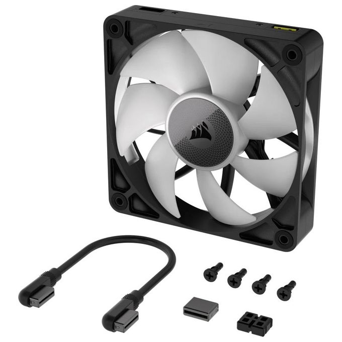 Corsair CO-9051017-WW iCUE LINK RX120 RGB Ventilatore 12 cm Cuscinetto a levitazione magnetica PWM 400-2100 rpm 4,38 mmH2O colore Nero