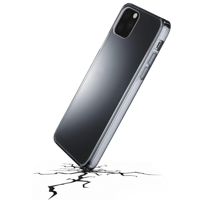 Cellular Line Cover Clear Duo per iPhone 12-12 Pro Custodia rigida con bordi in gomma