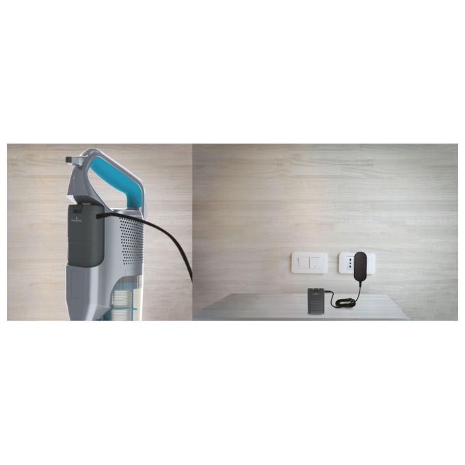Hoover scopa elettrica senza fili h free 500 hydro plus 2in1 aspira lava 45min grigio