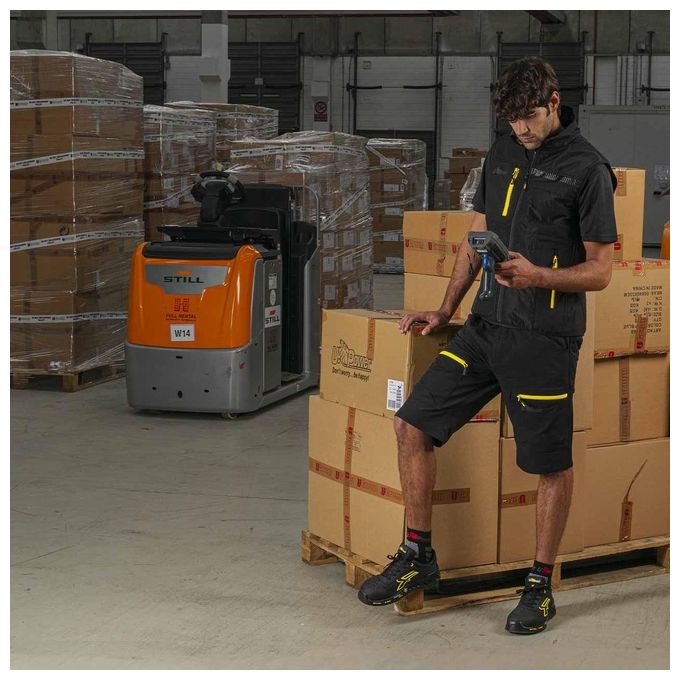U-Power RV20036 Frank Scarpe Antinfortunistiche Basse S1P SRC ESD Taglia 39 colore Nero Giallo