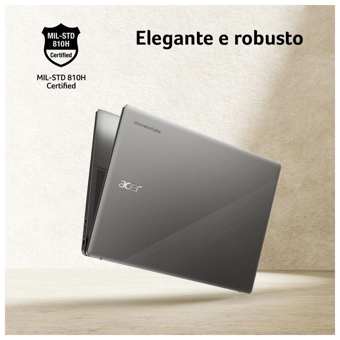 Acer NX.KNUET.002 Chromebook Plus 515 CB515-2H-34ZU Notebook 15.6'' Intel Core i3-1215U 8GB DDR5 256GB SSD ChromeOS colore Grigio