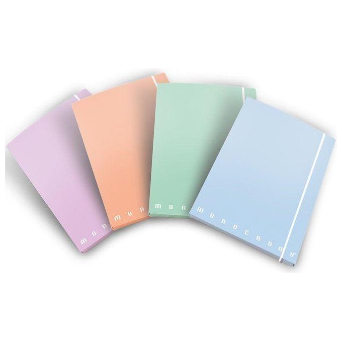 Pigna Confezione 6 Cartelle 3 Lembi Pastel A4 Dorso 1,1cm