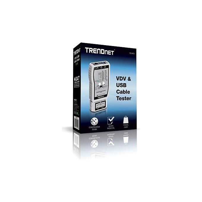 Trendnet TC-NT3 Tester per Cavo di Rete Argento