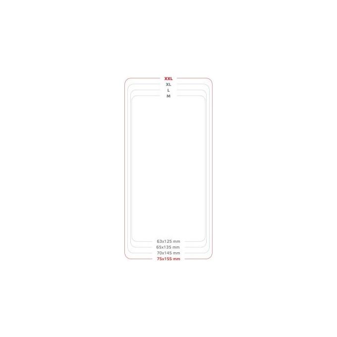 Celly WALLYUNIXXLWH Wally Unica Custodia a Libro Universale XXL per Smartphone 5.0'' a 5.7'' Ecopelle Chiusura Magnetica colore Bianco