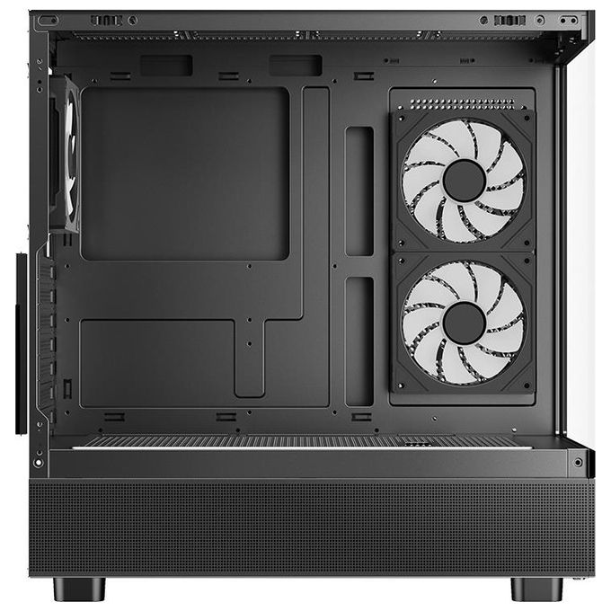 Itek ITGCASB42B SHOWBUI 42B Case Gaming Tower ATX con 3 Ventole ARGB 2 USB3 Type-C Vetro Temperato colore Nero