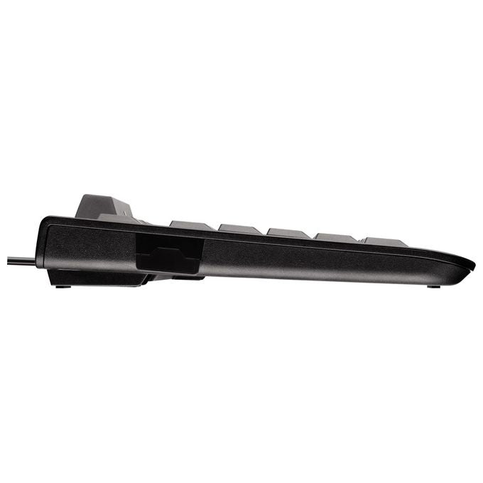 Contour Design JK-A0100DE-2 KC 1000 SC Tastiera Cablata USB con Lettore Smart Card QWERTZ Tedesco 105 Tasti Hub USB colore Nero