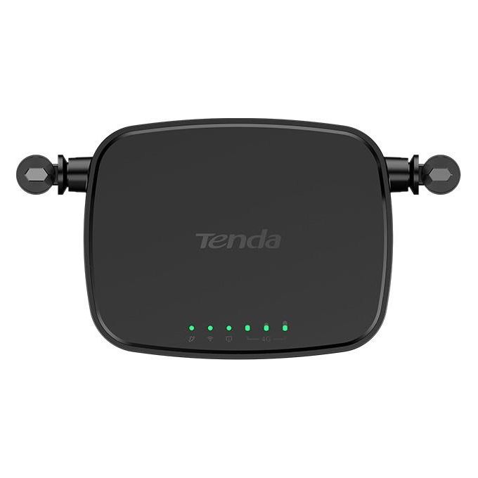 Tenda 4G05 Router Wireless 4G LTE N300 Wi-Fi 2.4 GHz 300 Mbps Nano SIM 2 porte LAN Fast Ethernet colore Nero