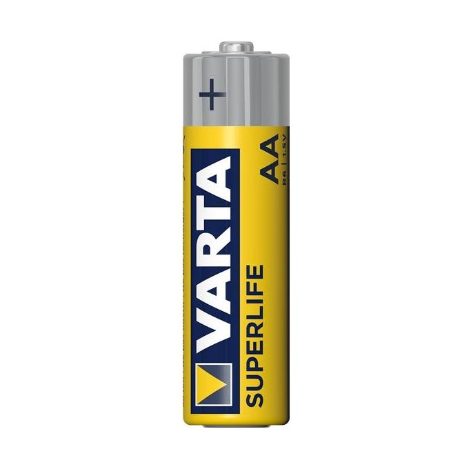Varta Stilo AA Superlife Zinco-Carbone 4 Pezzi