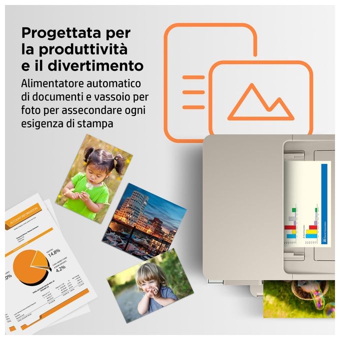 [ComeNuovo] HP ENVY 7920e Stampante Multifunzione Getto Termico d'Inchiostro A4 4800x1200 Dpi 15 Ppm Wi-fi