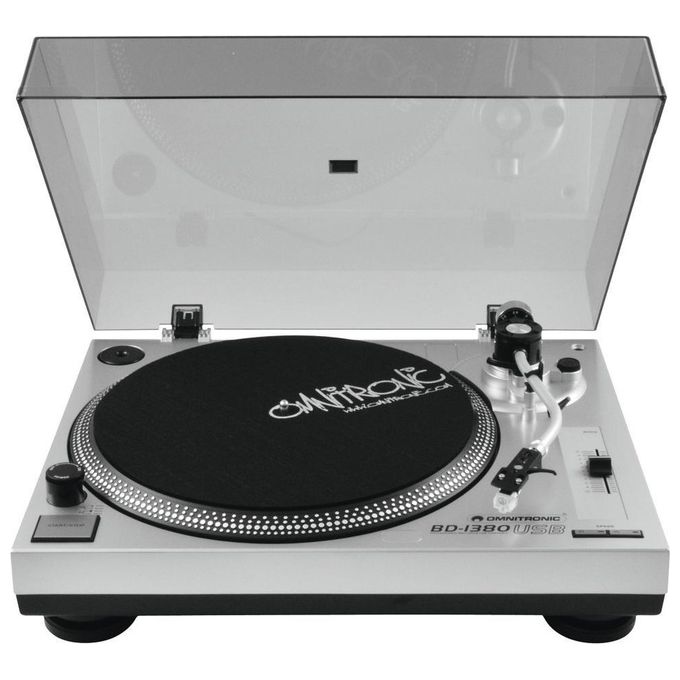 Omnitronic BD-1380 Giradischi Argento