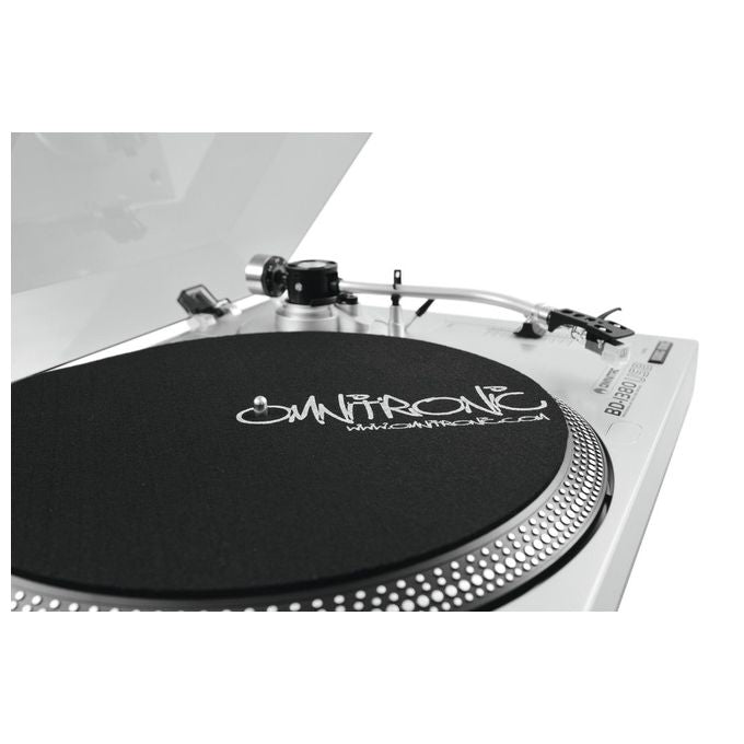 Omnitronic BD-1380 Giradischi Argento