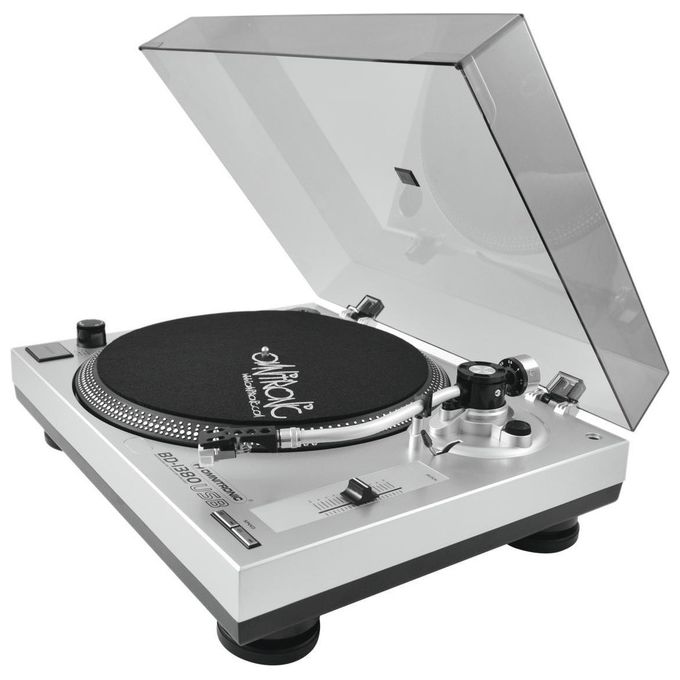Omnitronic BD-1380 Giradischi Argento
