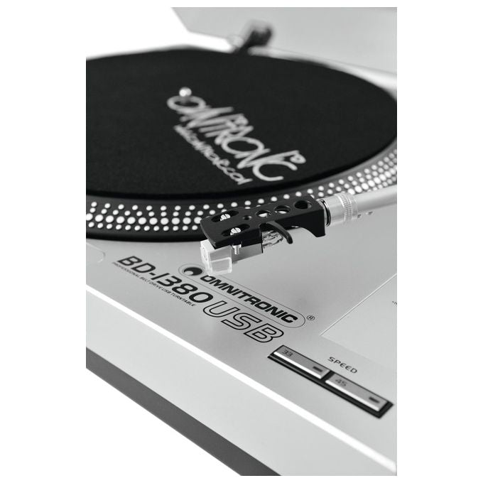 Omnitronic BD-1380 Giradischi Argento