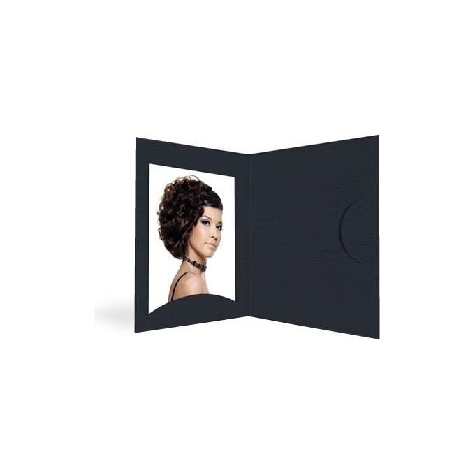 Daiber Cartoncino Portafoto Opti-Line fino a 7x10cm Nero 100 Pezzi