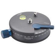 Novoflex PANORAMA-48 Piastra Panoramica Base per Fotografia con Scala 360° e Arresti a Scatto Regolabili 160 g Diametro 62 mm Altezza 18 mm colore Nero