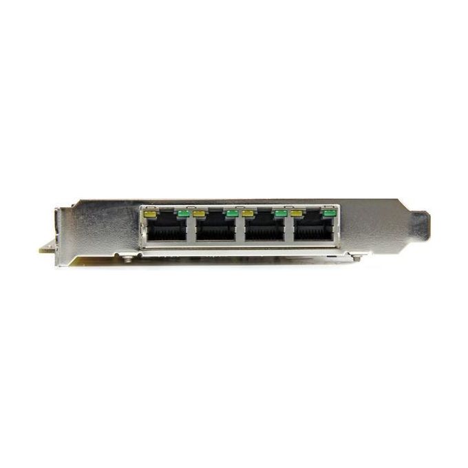 StarTech Scheda di rete PCIe Gigabit Power over Ethernet a 4 porte - Adattatore PCI express PSE - POE - NIC