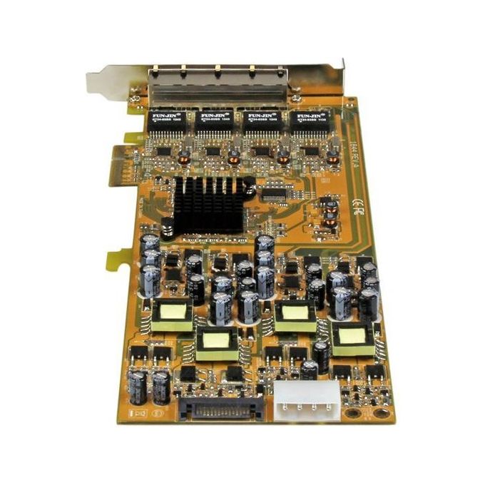StarTech Scheda di rete PCIe Gigabit Power over Ethernet a 4 porte - Adattatore PCI express PSE - POE - NIC