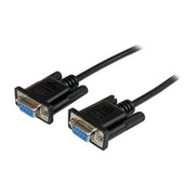 StarTech Cavo Seriale RS232 - DB9 Null Modem da 2m nero F-F