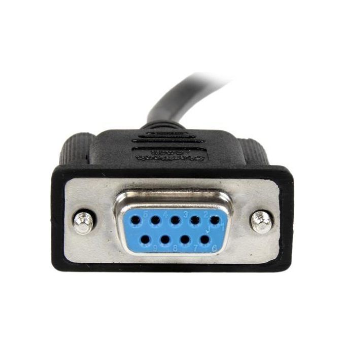 StarTech Cavo Seriale RS232 - DB9 Null Modem da 2m nero F-F