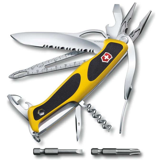 Victorinox Ranger Boatsman MW Grip Coltellino Svizzero Giallo e Nero