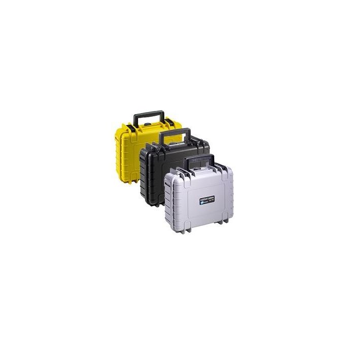 BandW International Type 1000 Custodia Rigida per Fotocamere da Esterni con Spugna Sintetica Giallo