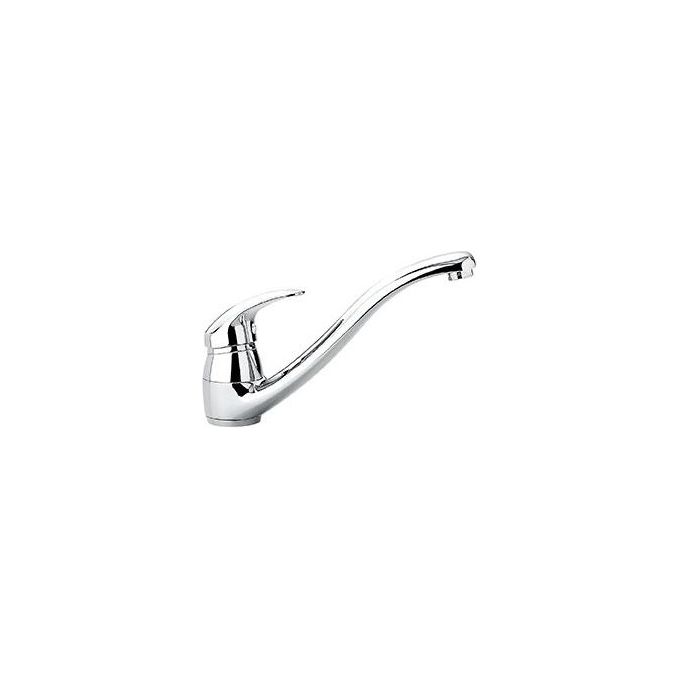 Emmevi 7095 Anubis Miscelatore Mono Splitcomando con bocca girevole Grigio-Bianco Antico