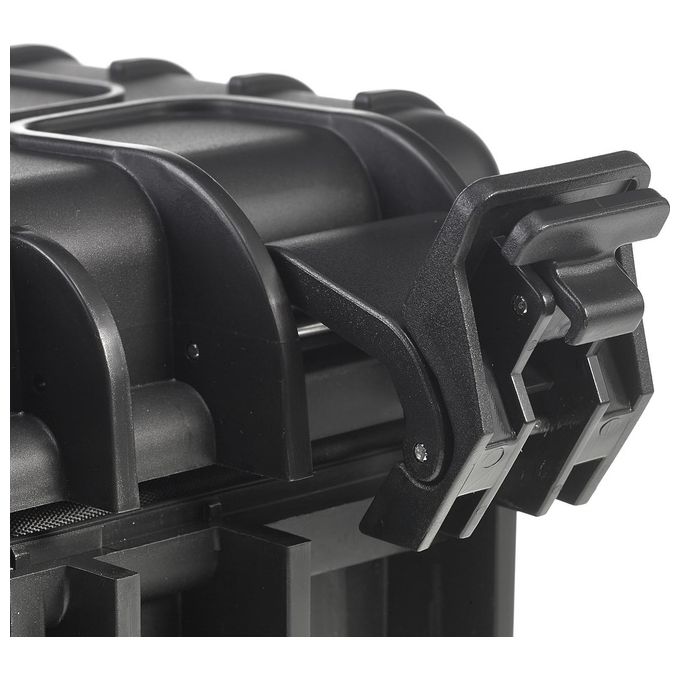 BandW INTERNATIONAL 6700-B-RPD Outdoor Cases Tipo 6700 Custodia Rigida con Sistema Divisorio Ruote e Maniglia Telescopica IP67 colore Nero
