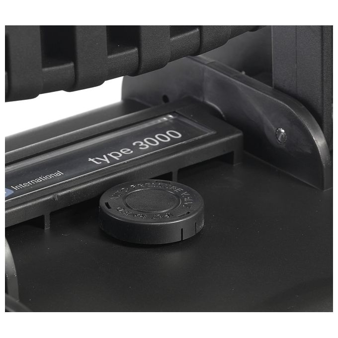 BandW INTERNATIONAL 6700-B-RPD Outdoor Cases Tipo 6700 Custodia Rigida con Sistema Divisorio Ruote e Maniglia Telescopica IP67 colore Nero