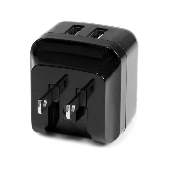 StarTech Caricabatterie da Muro a doppia porta x2 USB ad alta potenza ( 17W - 3.4 Amp ) con prese da viaggio (Internazionale)
