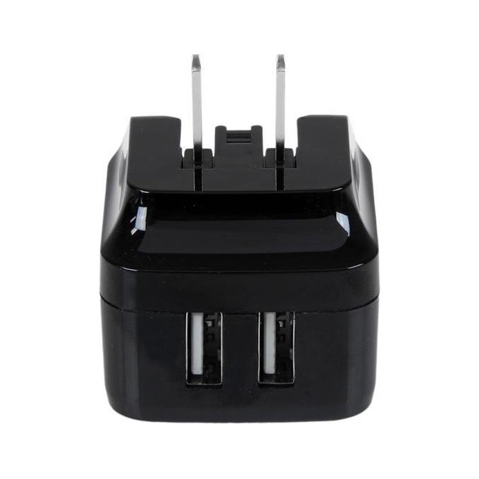 StarTech Caricabatterie da Muro a doppia porta x2 USB ad alta potenza ( 17W - 3.4 Amp ) con prese da viaggio (Internazionale)