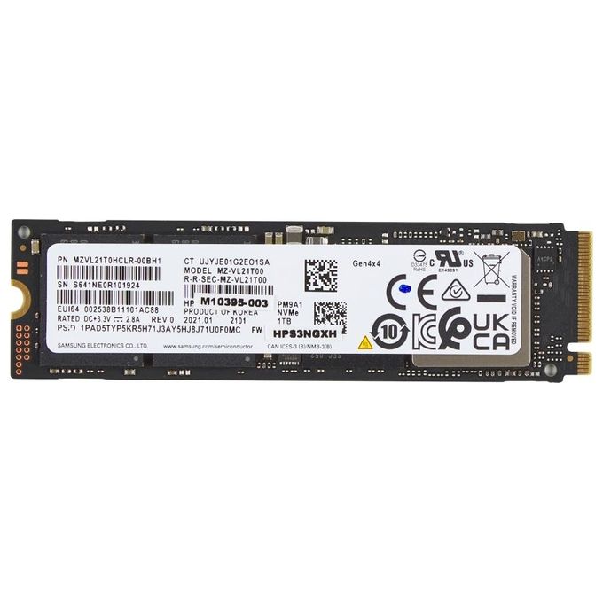 HP AL0N0AA SSD PCIe 4x4 NVMe M.2 da 2 TB per PC e Notebook Business colore Nero