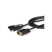 StarTech.com HD2VGAMM6 Cavo Convertitore Attivo HDMI a VGA 1,8 m Risoluzione 1920x1200 1080p colore Nero