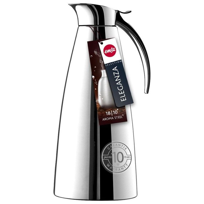 Emsa Eleganza Caraffa Termica 1 Litro Cromo
