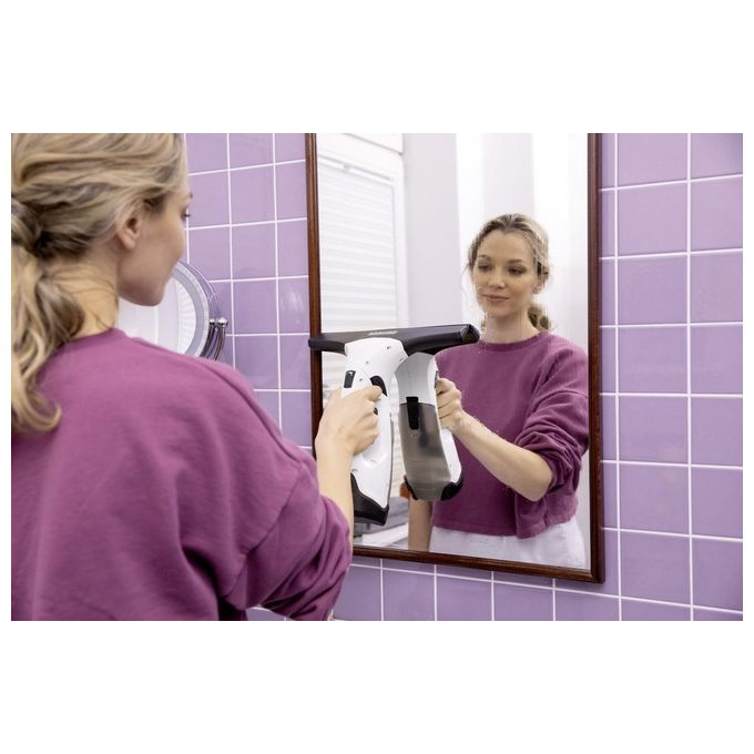 Kärcher 1.633-642.0 WV 2 Plus N Lavavetri Aspiragocce Batteria Litio 100 ml 70 m² 51 dB colore Bianco