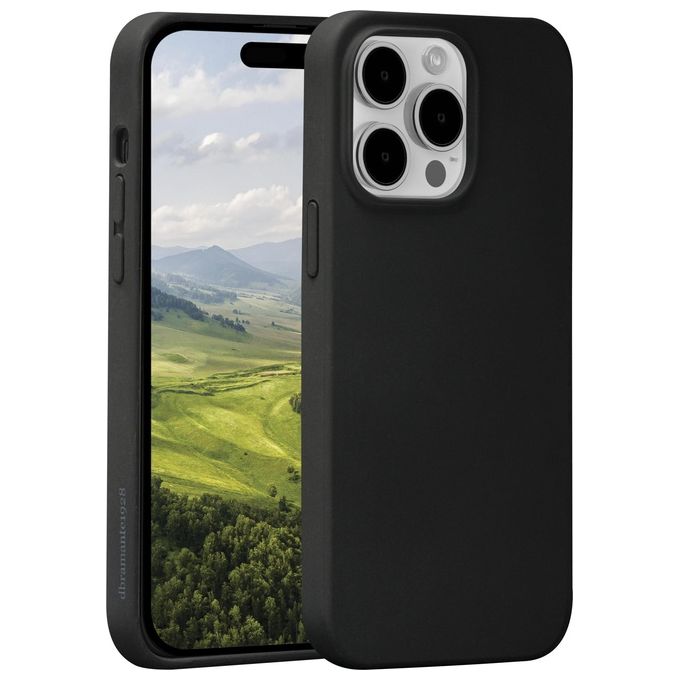 Dbramante1928 MO67NIBL1876 Monaco Custodia per iPhone 15 Pro Max con Tecnologia MagSafe colore Nero