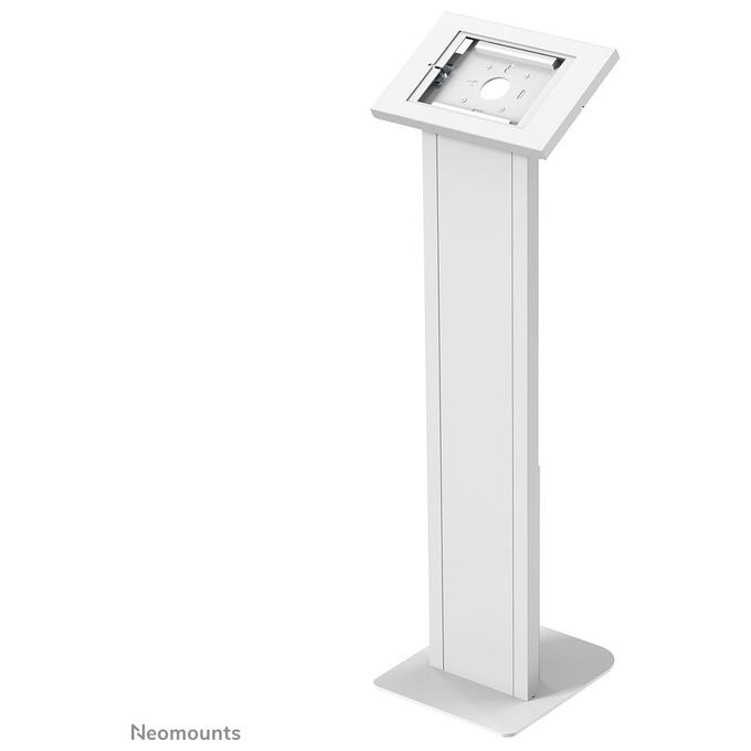 Neomounts FL15-750WH1 Supporto da pavimento per tablet 9.7-11 pollici con blocco antifurto e gestione cavi colore Bianco