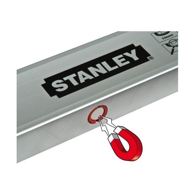 Stanley STHT1-43111 Livella a Bolla Magnetica 60 cm Alluminio Bolla Extra Large colore Giallo
