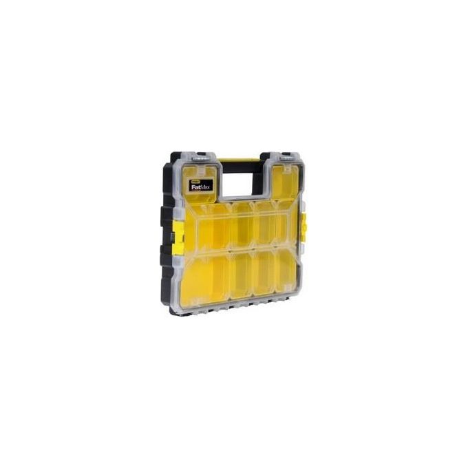 Stanley 1-97-517 FatMax Organizer Professionale 10 Vaschette Rimovibili IP53 PRO-STACK 6,68 L colore Giallo