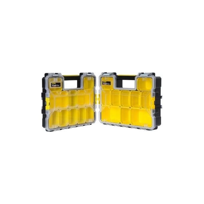 Stanley 1-97-517 FatMax Organizer Professionale 10 Vaschette Rimovibili IP53 PRO-STACK 6,68 L colore Giallo