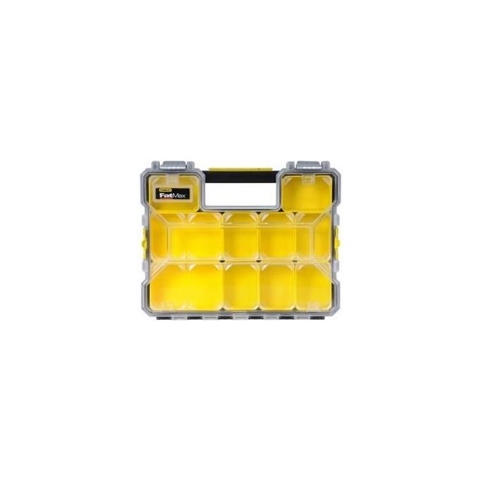 Stanley 1-97-517 FatMax Organizer Professionale 10 Vaschette Rimovibili IP53 PRO-STACK 6,68 L colore Giallo