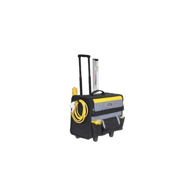 Stanley 1-97-515 Trolley Portautensili Borsa Rigida con Ruote Nylon 600D 25 L 15 Kg colore Nero